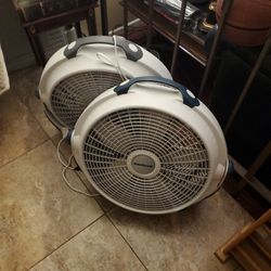 2 Wind Machine Fans + Purple Fans moving MUST SELL