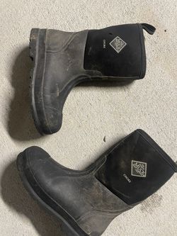 The Original Muck Boot Company Chore Mid Waterproof Work Boots for Men 10 Black
