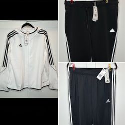 Adidas, Women’s Activewear Bundle, Joggers, Track Pants & Windbreaker, Sizes L/XL – NEW