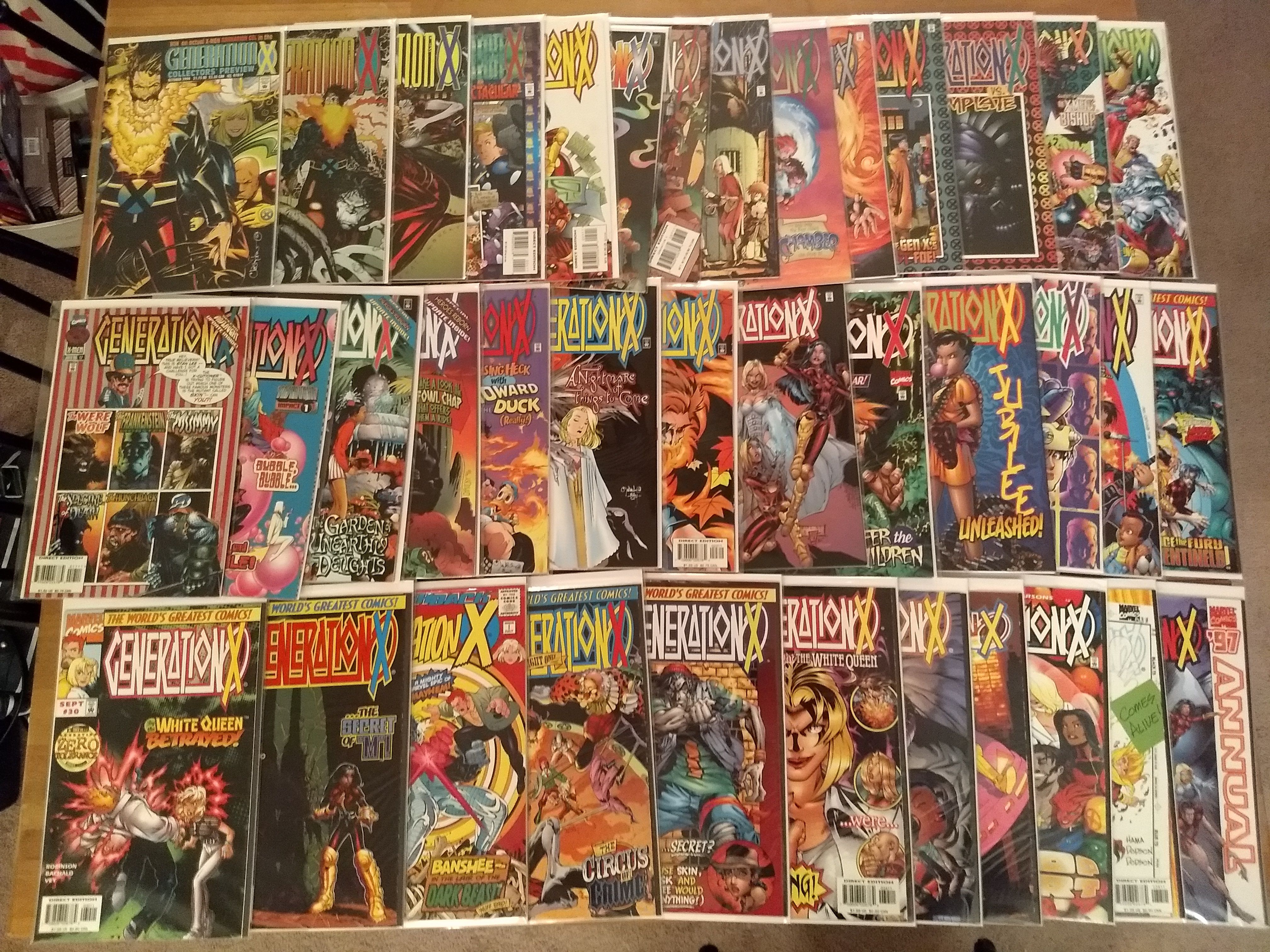Generation X Comic Book Lot - 38 Issues (Marvel Comics)