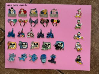 Disney Hidden Mickey Pins Complete Set 30 WDW Wave A