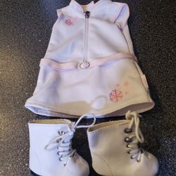 American Doll Clothes And Ice Skate 