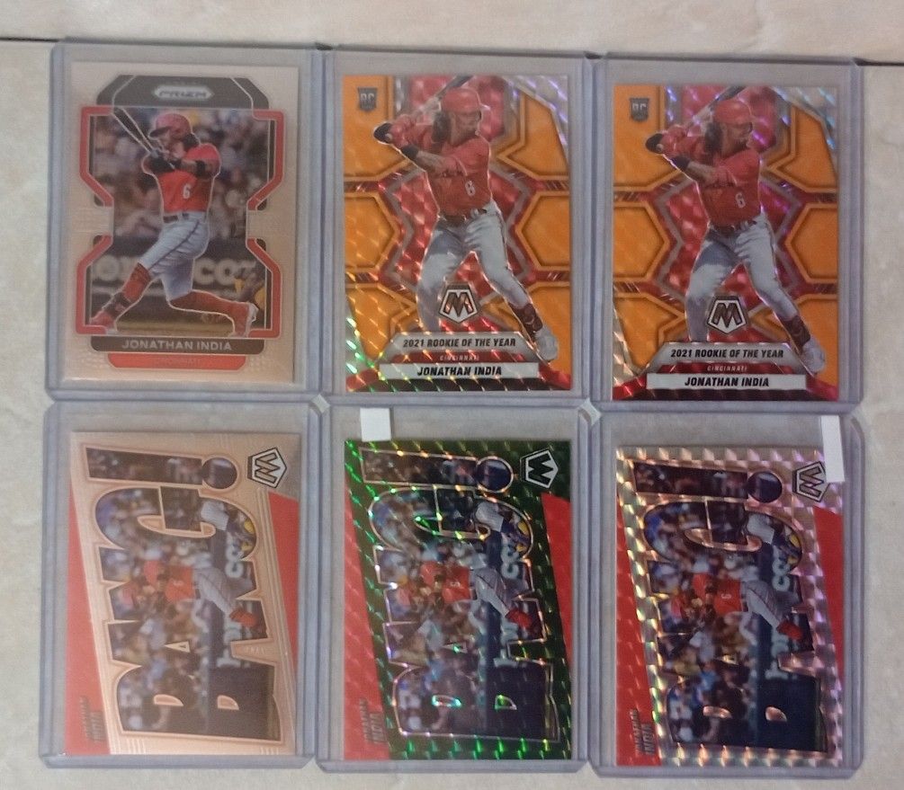 Johnny India 6ct Card Lot