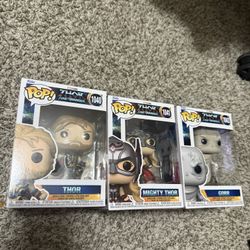 Thor Love And Thunder Funko Pops 