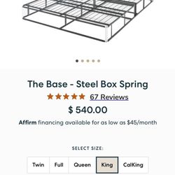 King Box Spring- Keetsa 