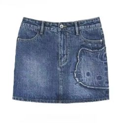 Hello Kitty Denim Mini Skirt