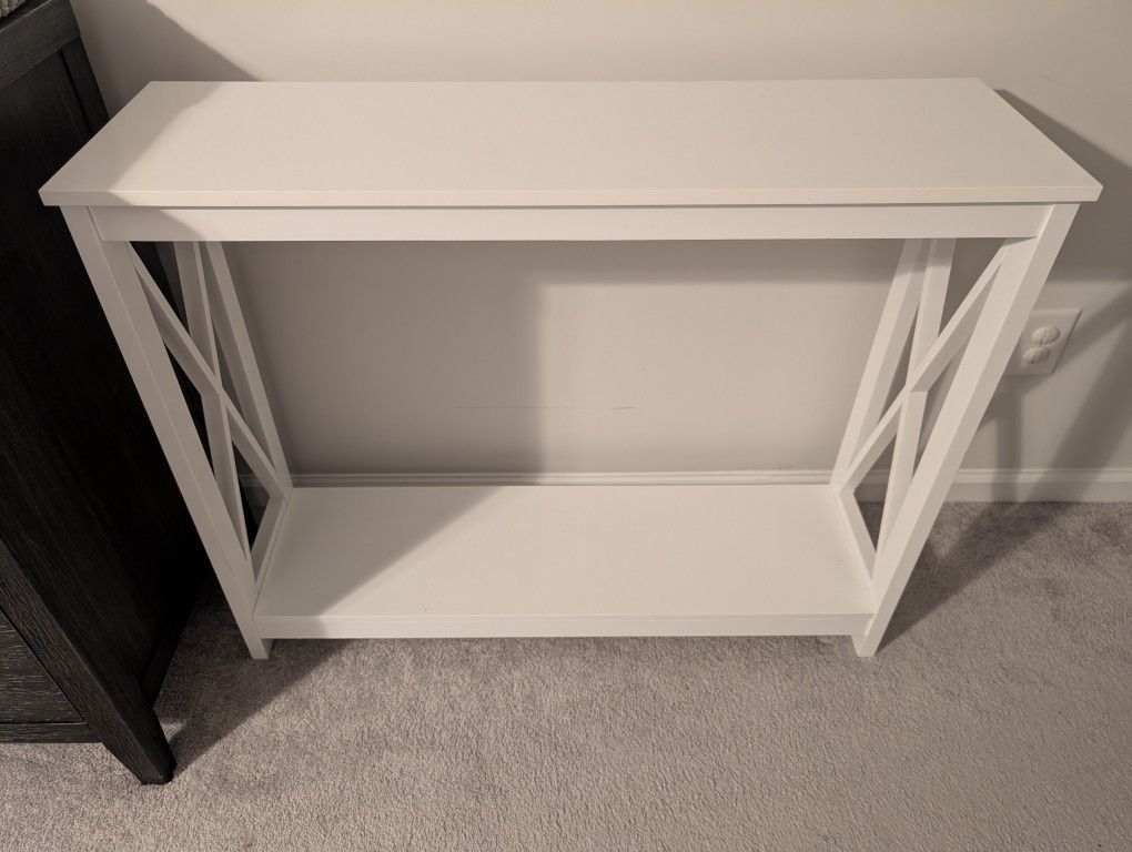 White Console Table