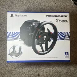 Thrustmaster t598 Steering Wheel And pedal