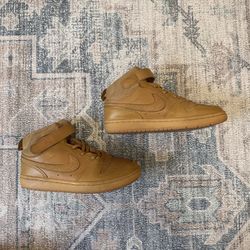 Nike High Top Shoes Boys 1.5 Youth Gold Color