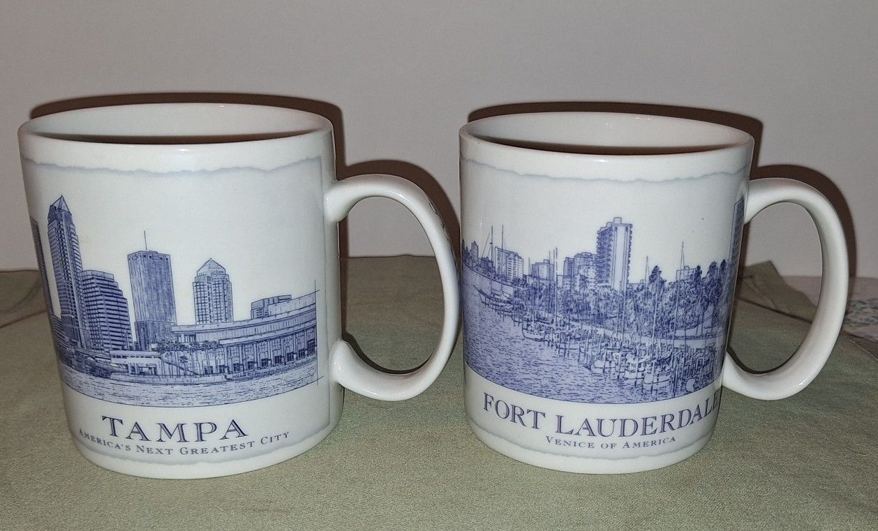 Starbucks Architect Series, '07 Fort Lauderdale, '08 Tampa-$10.00 EACH