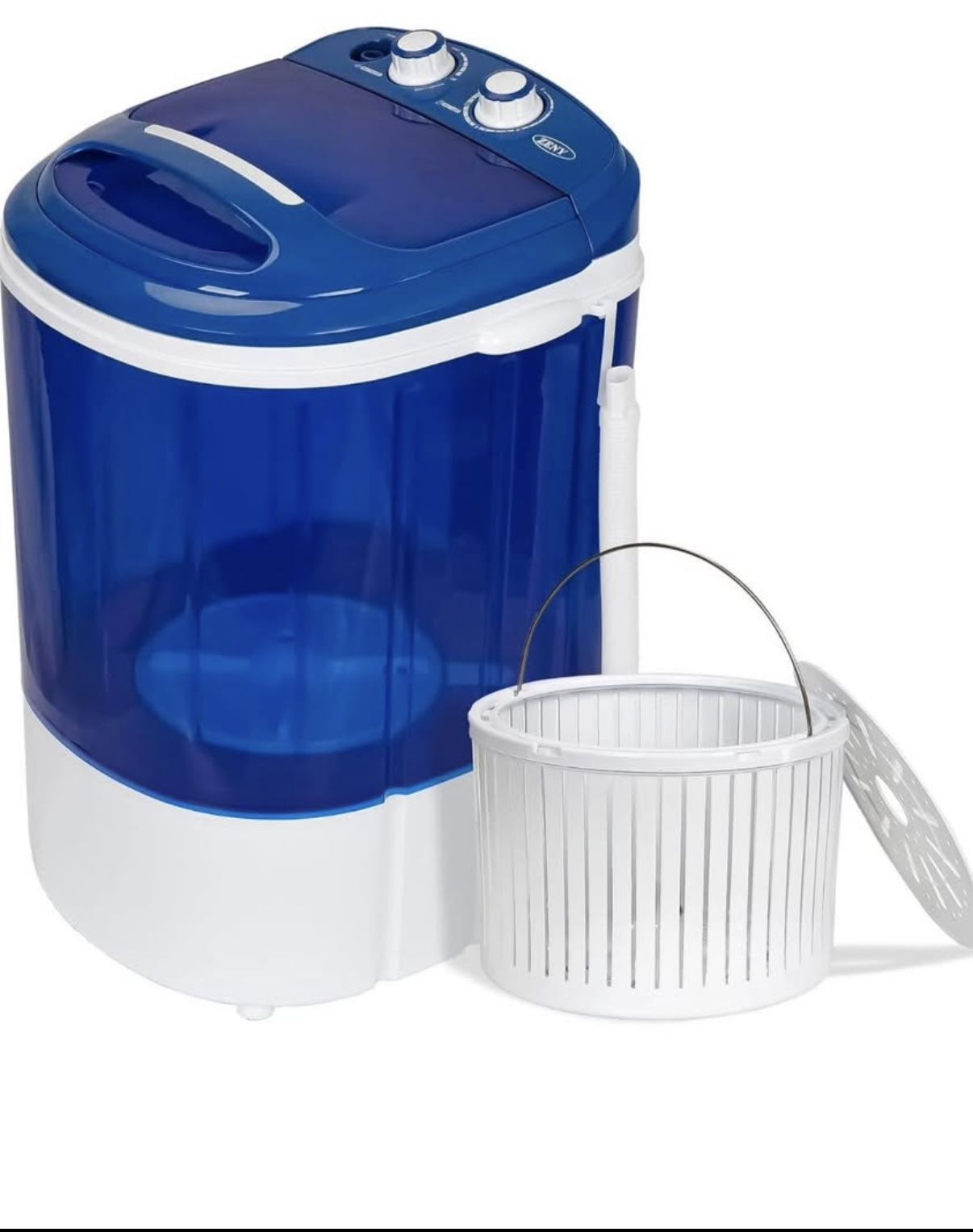ZENY Portable Mini Washing Machine - 5.7 lbs Capacity, Semi-Automatic Compact Washer with Spinner