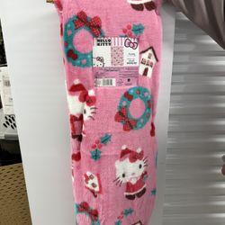 Christmas Hello Kitty Blanket 