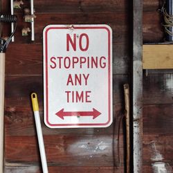 No Stopping Sign 
