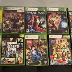 Xbox 360 Games Plus 1 Xbox Original 