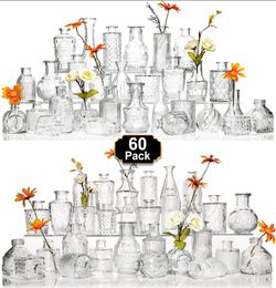 Clear bud vases (60 pack)