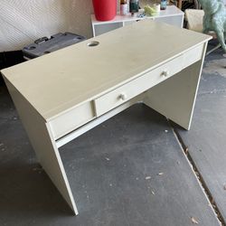 Older white desk