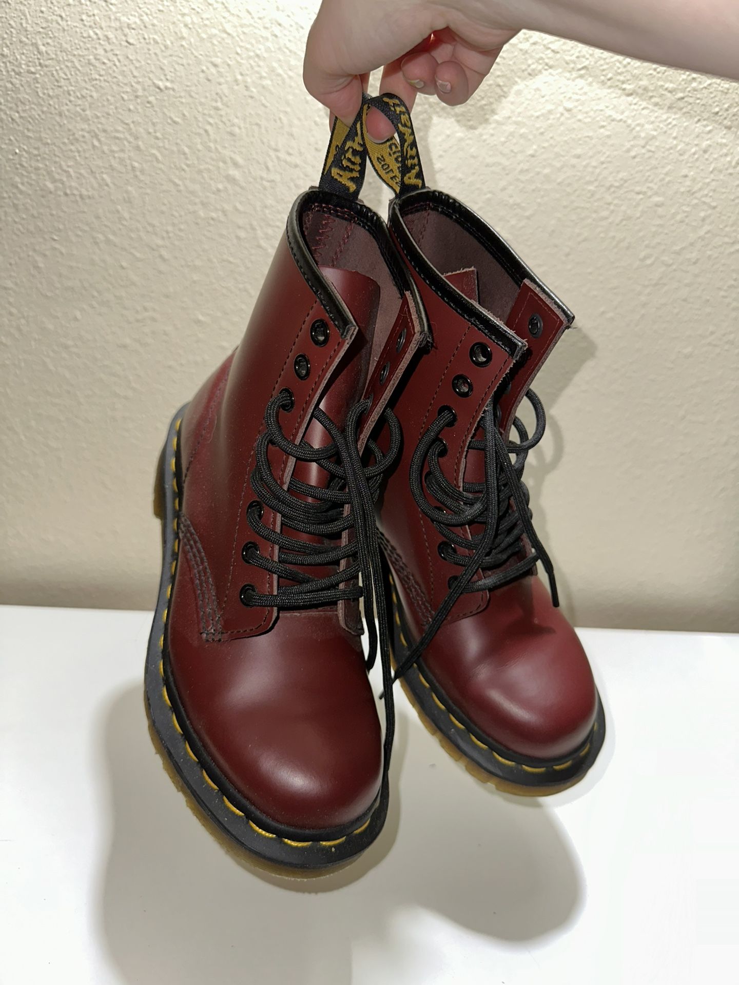 Red Dr Martens Women’s Size 5