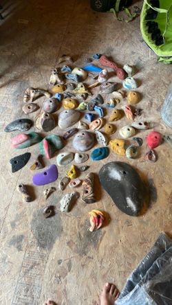 Build your own climbing wall! Climbing holds!