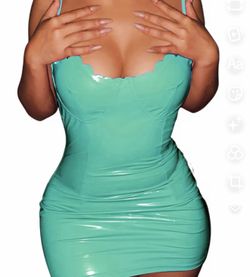 Large Latex Mini Dress
