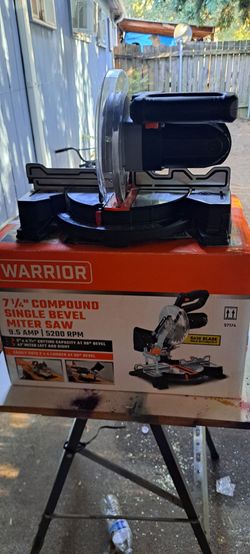 Warrior 7-1/4" Compound Single Bevel Miter Saw