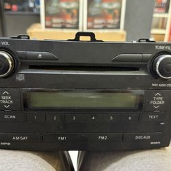 Toyota Corolla Radio