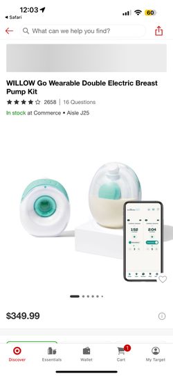 Hands free Willow Breast Pump