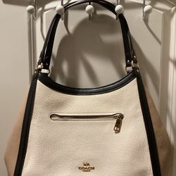 NEVER USED GENUINE Coach Kristy Shoulder Bag in colorblock multi-refined leather RETAIL$428