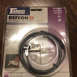Targus DEFCON CL Notebook Computer Cable Lock