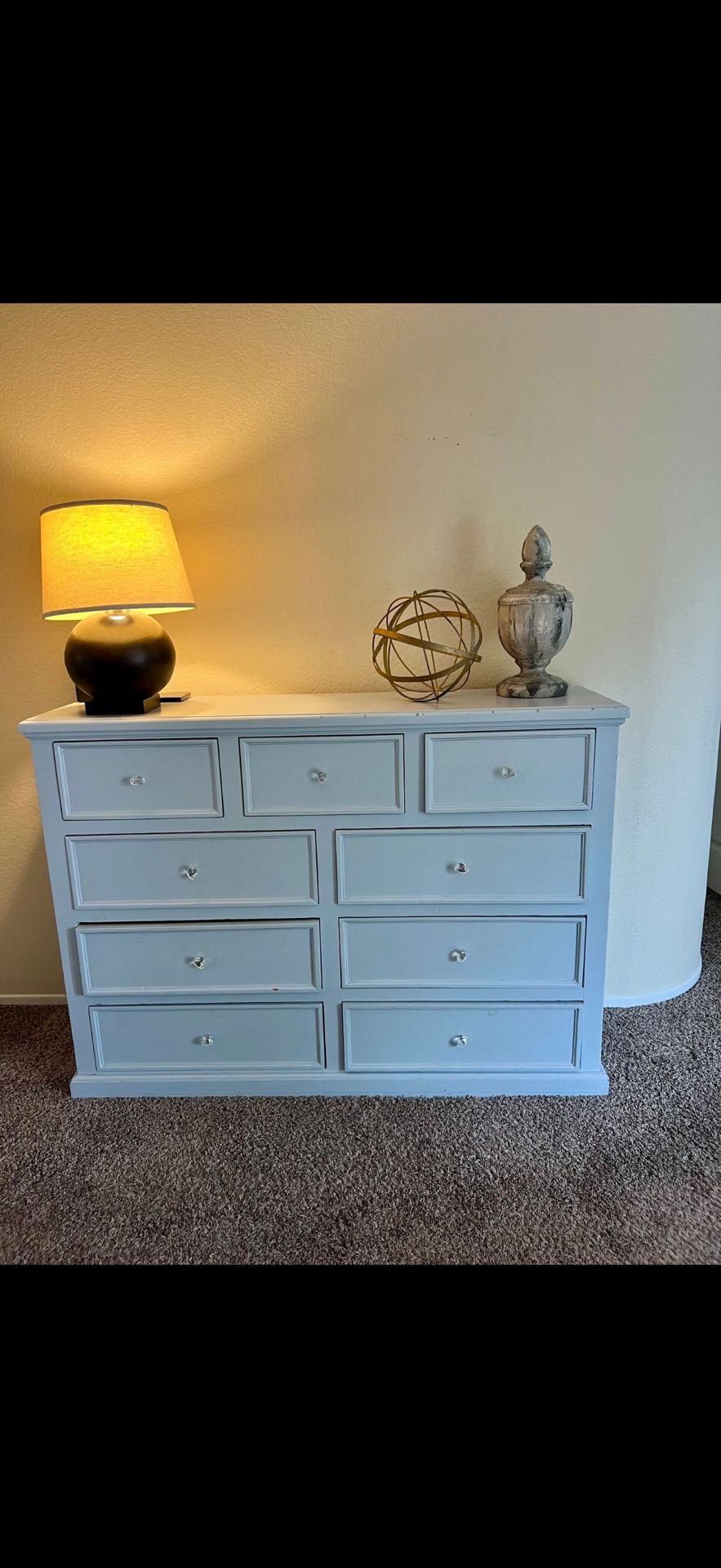 Beautiful Light Blue Shabby Chic Dresser 