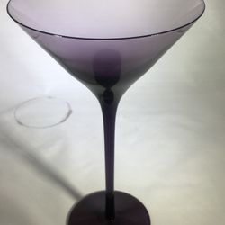 Crate & Barrel Hand Blown Martini glasses 
