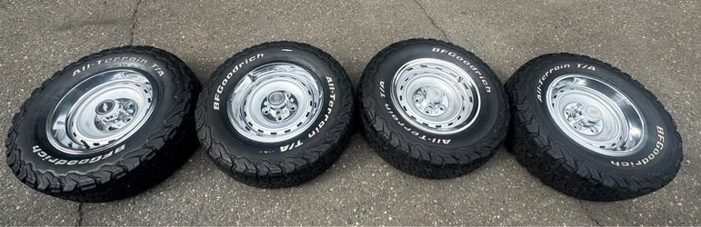 Chevy C10 rally wheels