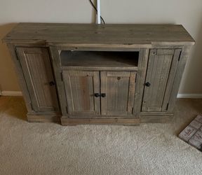 Moving Sale! - Rustic Solid Wood TV Console