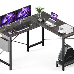 Computer Desk -49” Shape with Stand Side Pocket Brand New in the Box