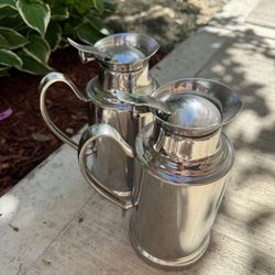 D.W. Harber & Sons NY This Stainless Steel Carafes