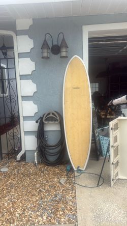 Modern surfboard longboard
