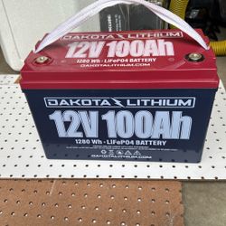 Dakota Lithium 12v 100ah 