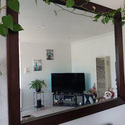 Mirror 51" X 43"  AC  Glass Corner Desk