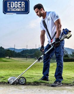 New Wild Badger Power Edger Lawn Tool 9" 2T Cutting Blade Lawn Edger Attachment up to 2.2" Depth