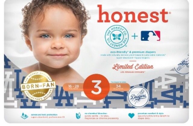 Honest store diapers baseball