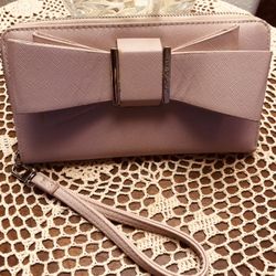 Betsey Johnson Pink Bow Wristlet 