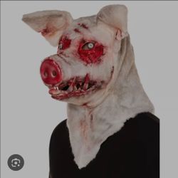 Blood Animal Pig Mask Costume