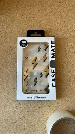 iPhone 12/iPhone 12 Pro thunderbolt and stars clear case mate iPhone case