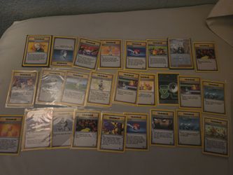 Pokémon cards ..  different editions and years