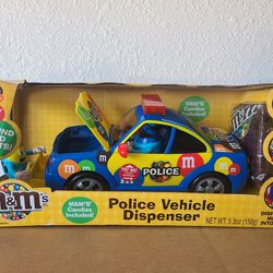 M&M's Candy Dispenser Collectors Police Vehicle Cop Car