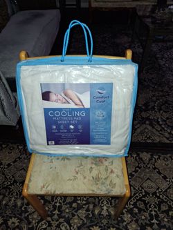 Comfort Cool Smart Cooling King Mattress Pad Sheet Set Brand New