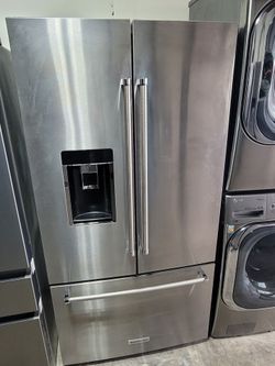 KITCHENAID COUNTER DEPTH Stainless Steel French Door Refrigerator 36W24D71H