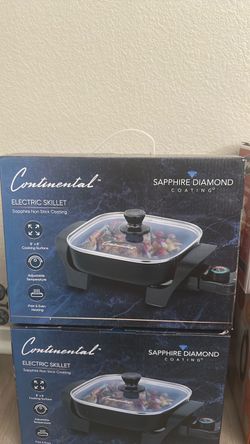 Continental Electric Skillet Sapphire Diamond Coating