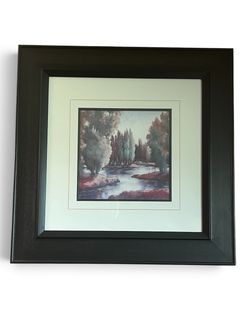 Kohls Scenery Art Plus Black Frame and White Border