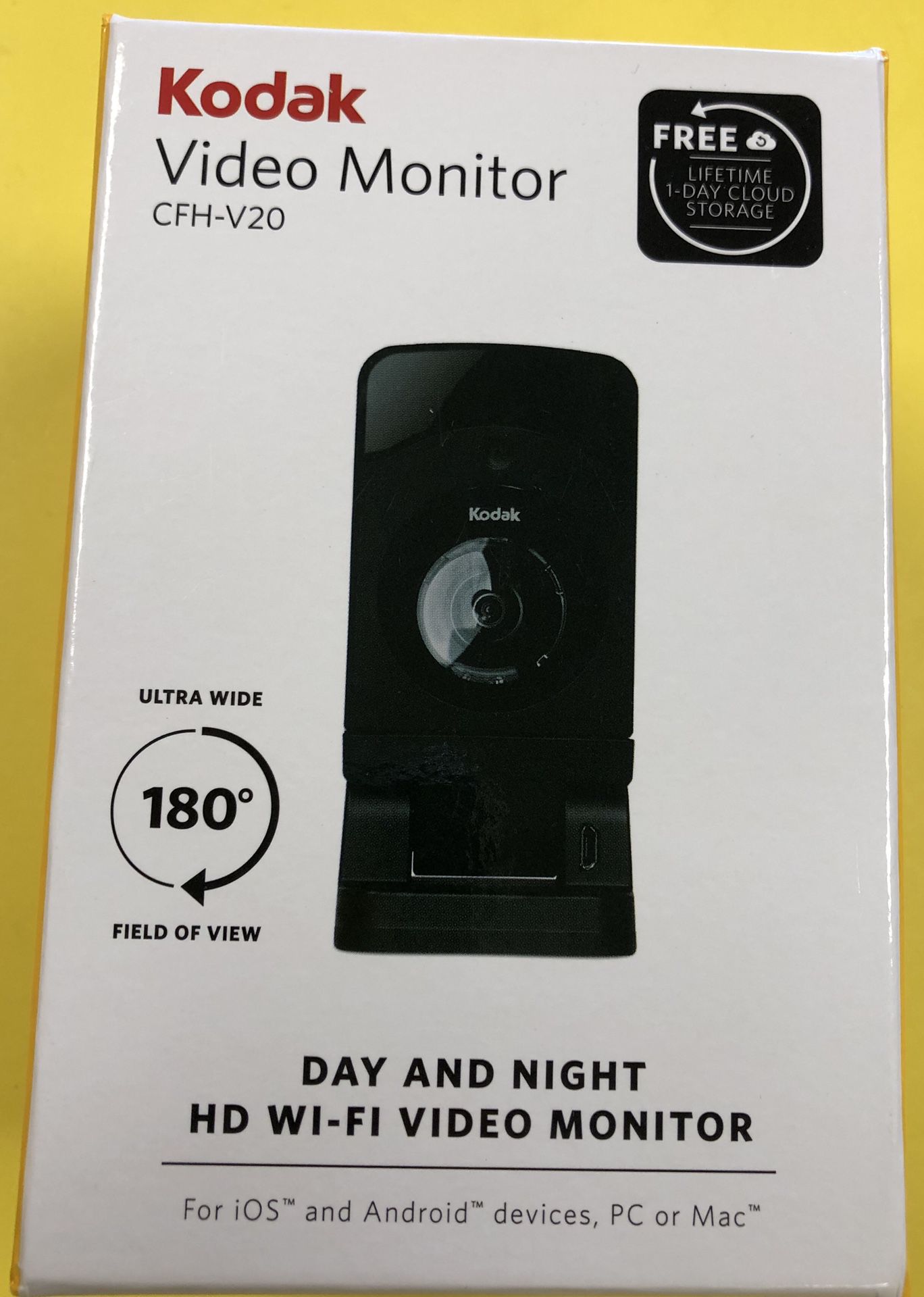 Kodak CFH-V20 720p - Day Night IR Cube Camera W 1.75mm Fixed Lens - BRAND NEW NEVER BEEN USED