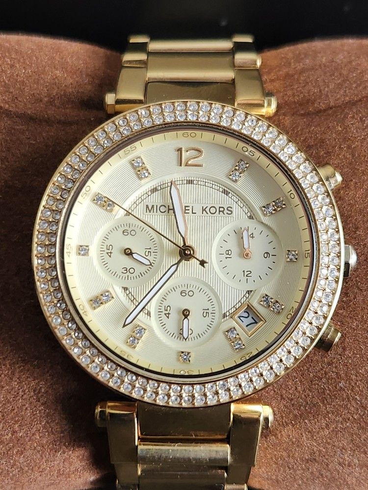 Michael Kors Women's Parker Glitz Chronograph Watch (MK5354